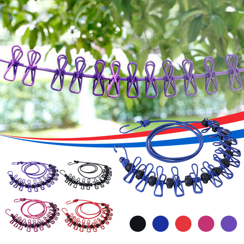 Kompakte und vielseitige Reise-Wäscheständer