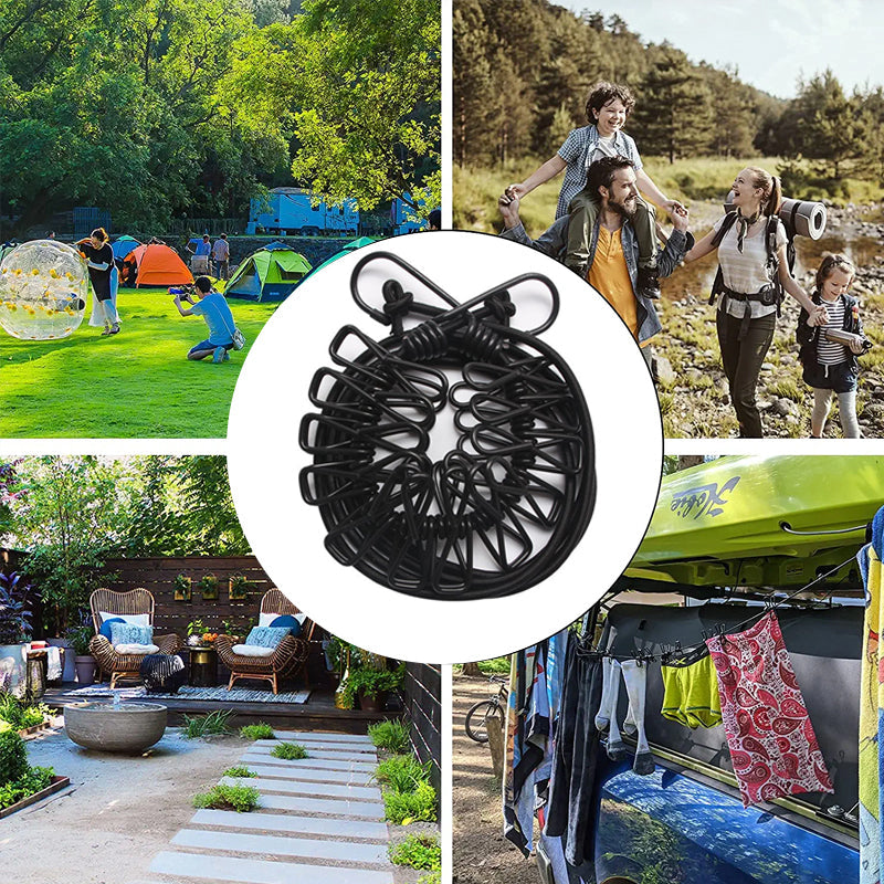 Kompakte und vielseitige Reise-Wäscheständer