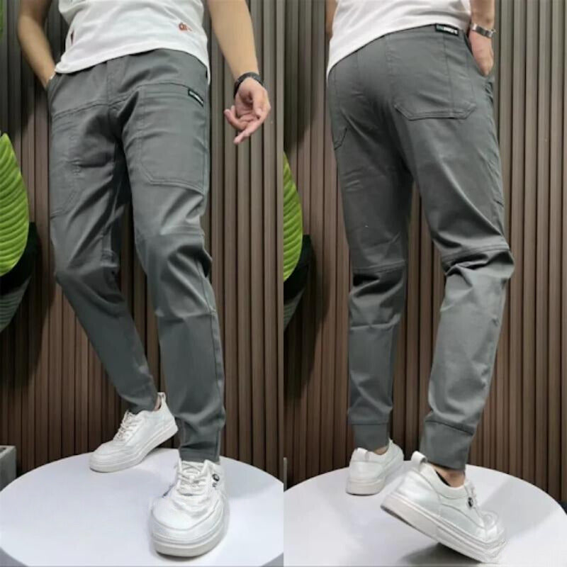 Comfortable cargo pants with large storage capacity 